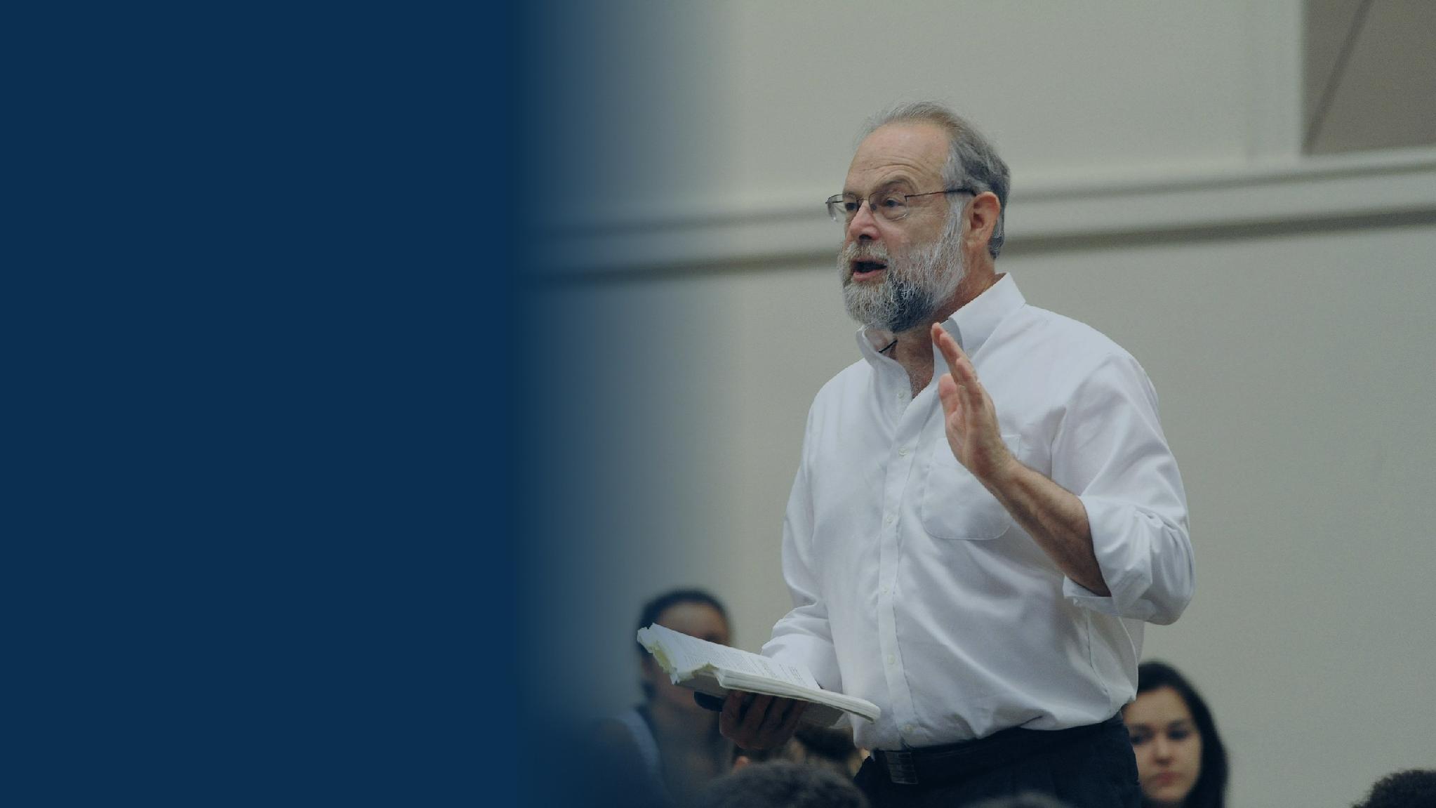 Geoffrey Sayre-McCord teaching a class at UNC-Chapel Hill